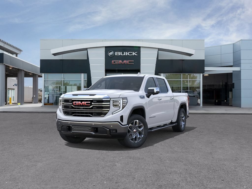New 2026 Glacier White Tricoat GMC SLT image 8