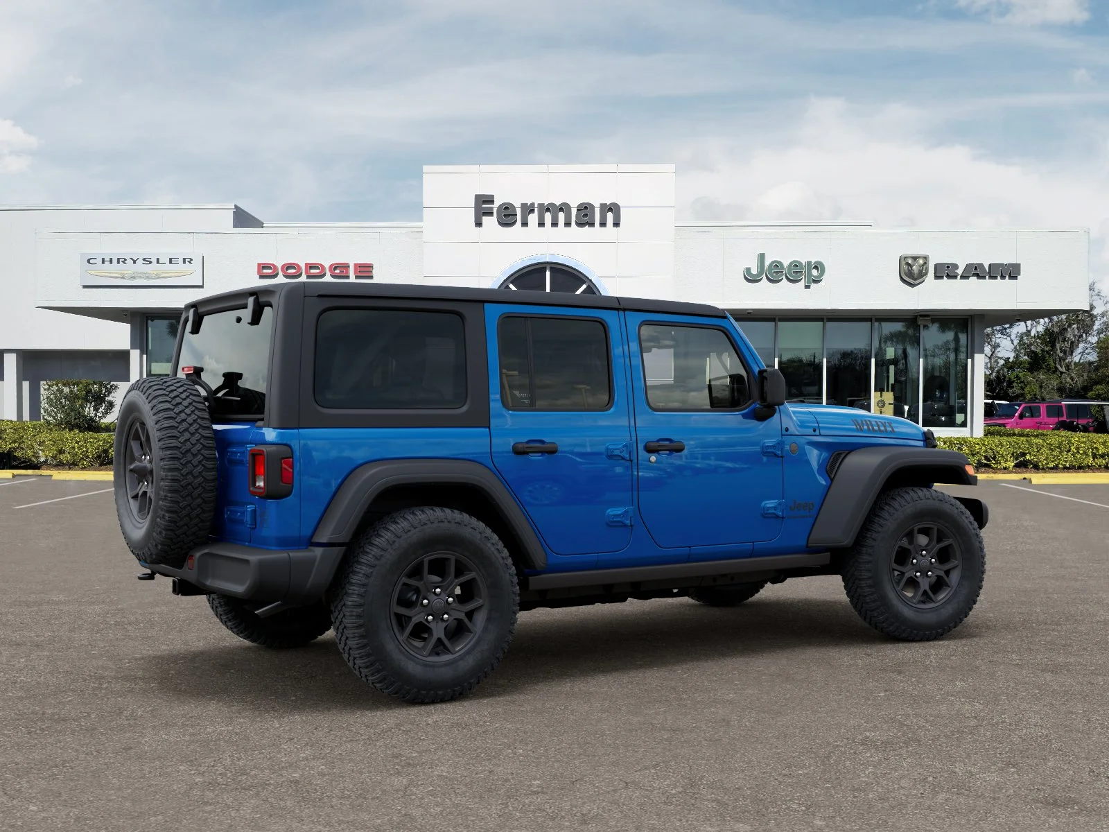 New 2026 Hydro Blue Pearl-Coat Exterior Paint Jeep Willys image 39