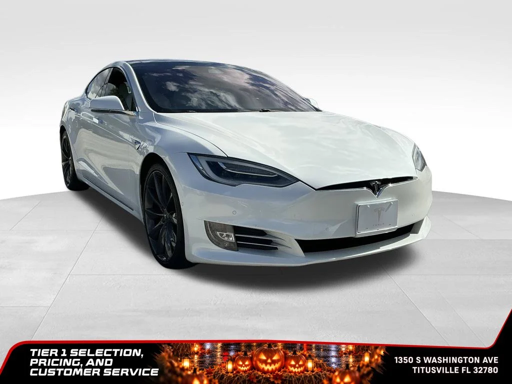Used 2017 White Tesla 100D image 9