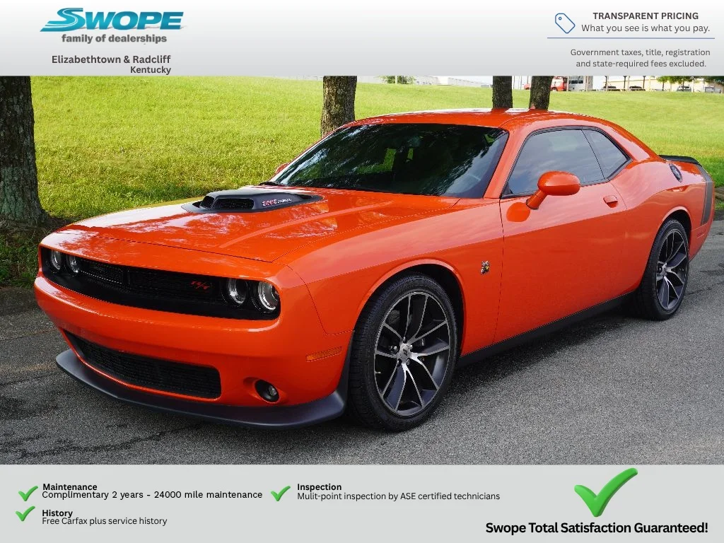 Used 2017 Go Mango Dodge 392 Hemi Scat Pack Shaker image 7
