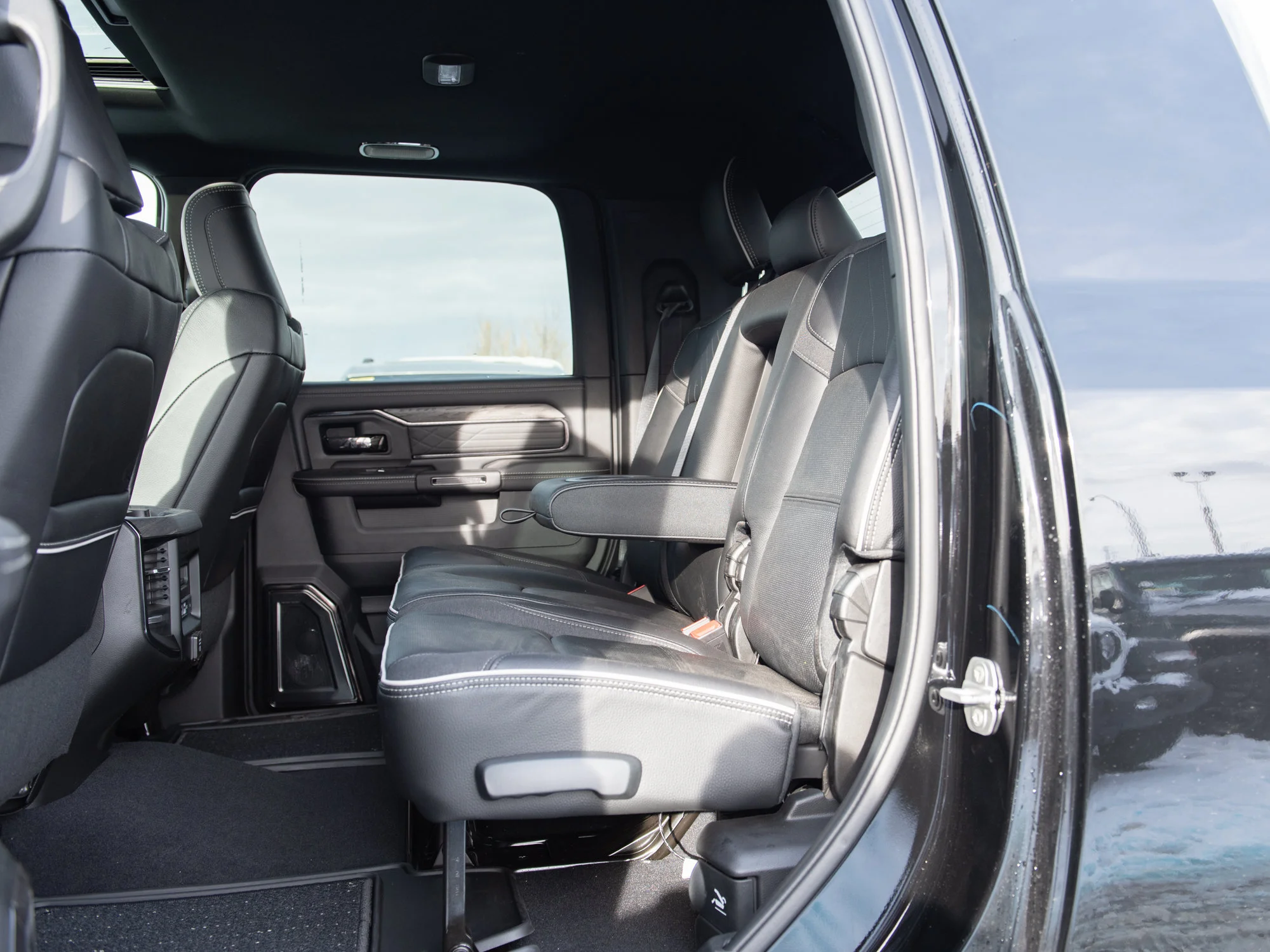 Used 2026 Black RAM Limited* Mega Cab, 2 Inch Lift, 35 Inch Tires, Fuel Wheels image 26