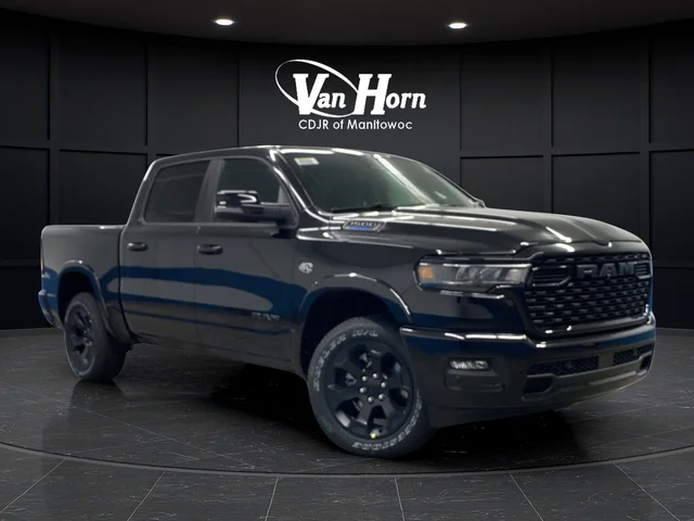 New 2026 Diamond Black Crystal Pearl-Coat Exterior Paint RAM Big Horn/Lone Star image 1