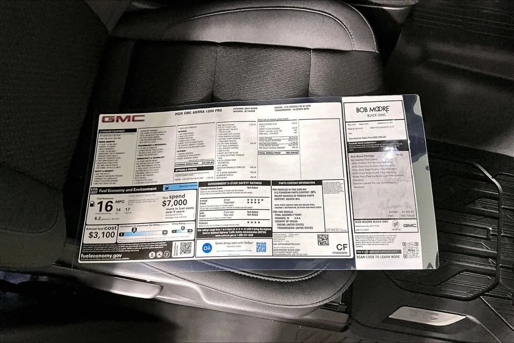 New 2026 Onyx Black GMC Pro image 13