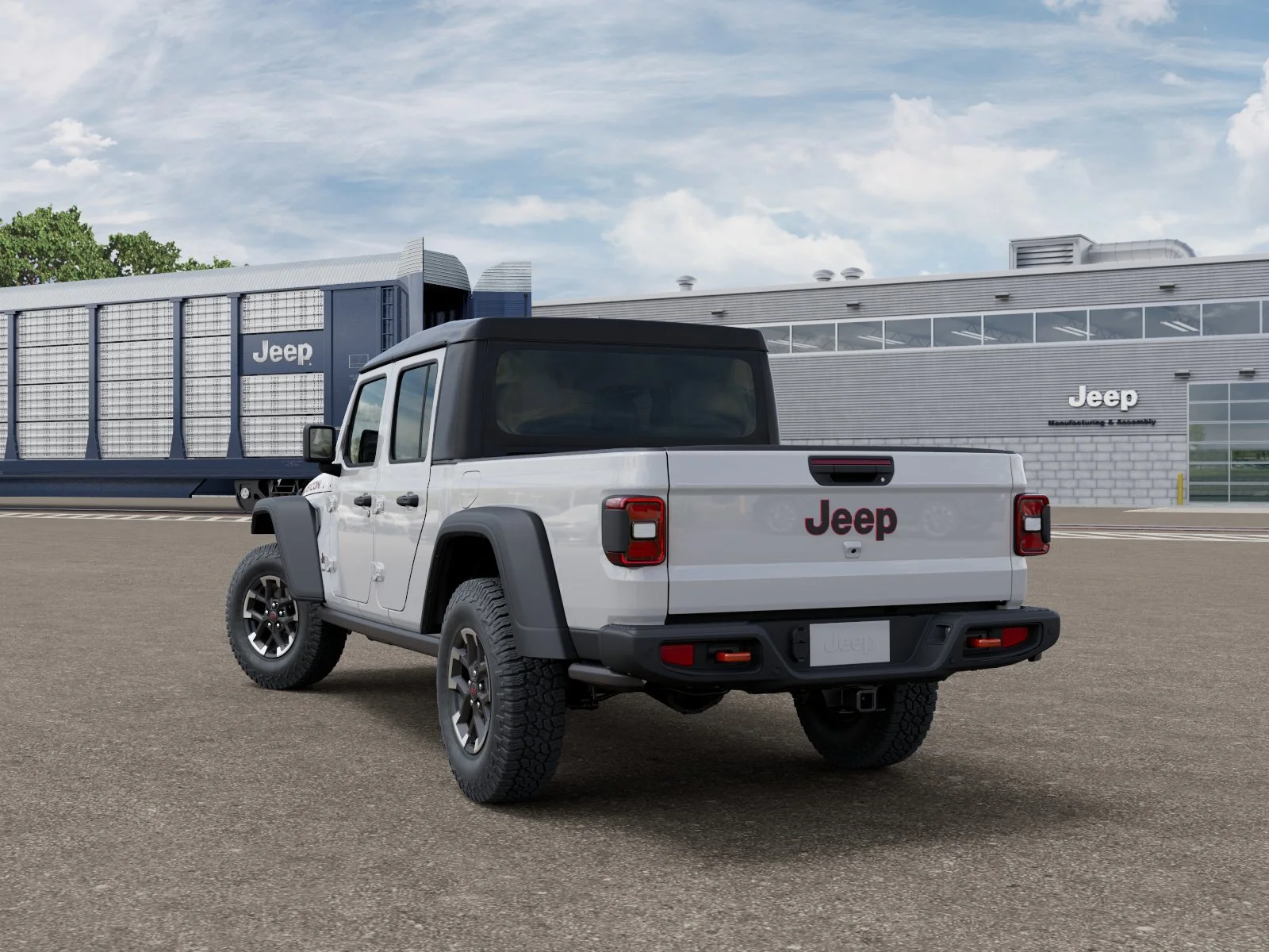New 2026 Bright White Clearcoat Jeep Rubicon image 3