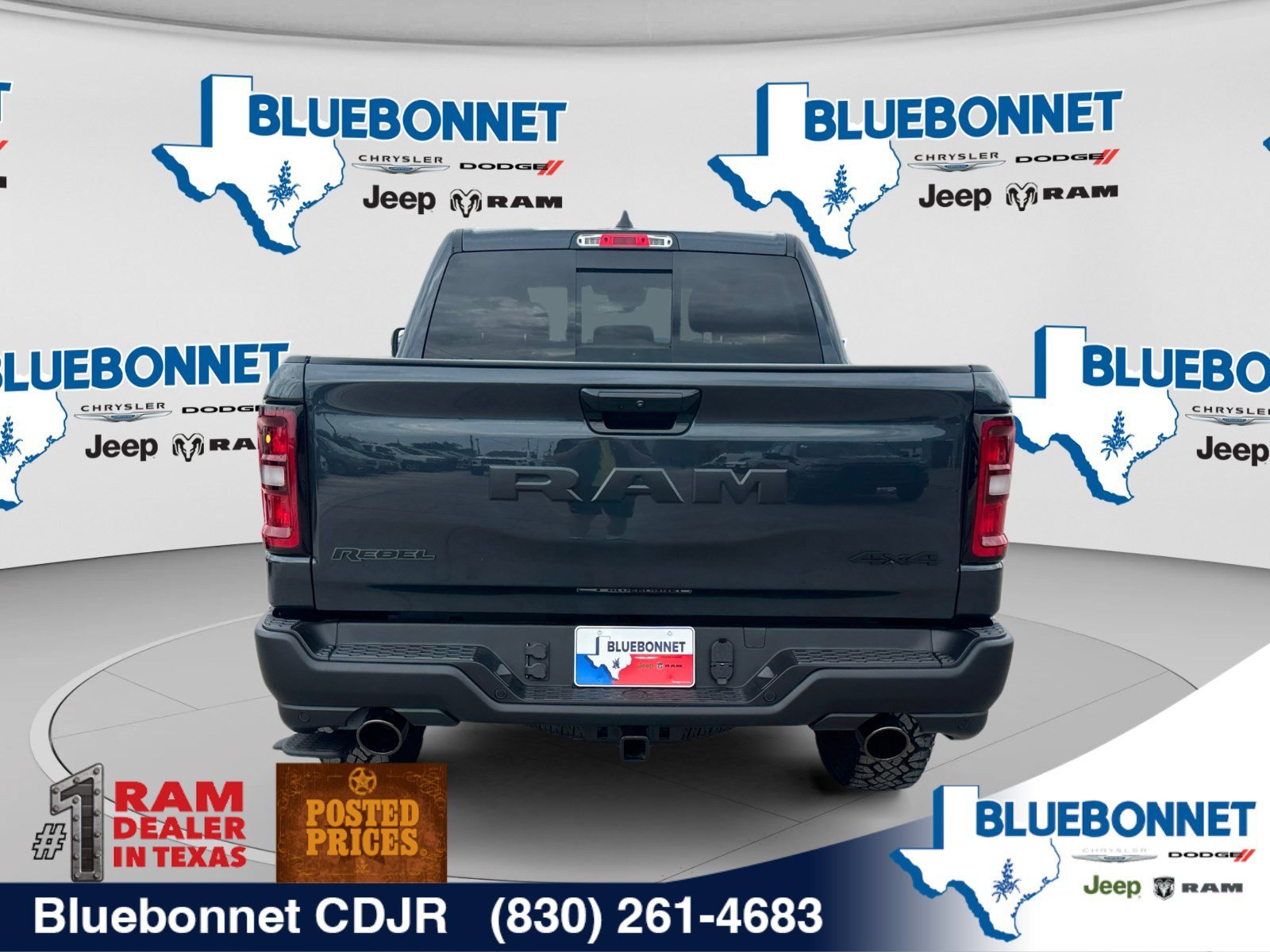 New 2027 Forged Blue Metallic Exterior Paint RAM Rebel image 6