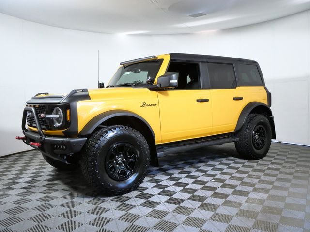 Used 2022 Ford Bronco 4-Door Wildtrak with VIN 1FMEE5DP5NLA76407 for sale in Apple Valley, Minnesota