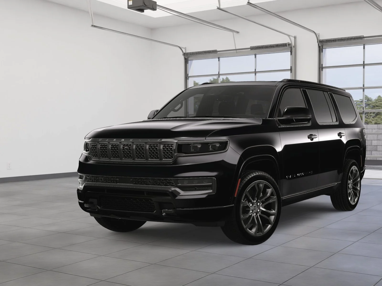 New 2024 Diamond Black Crystal Pearl-Coat Exterior Paint Jeep Series II image 13