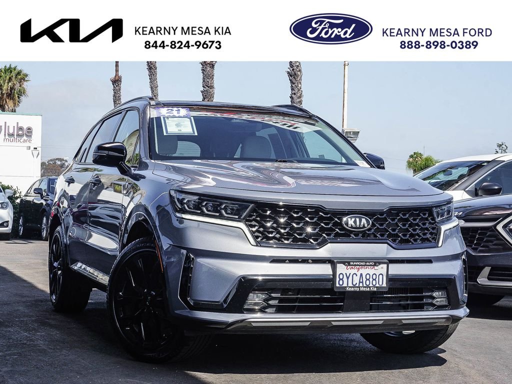 Used 2021 Silver Kia SX image 1