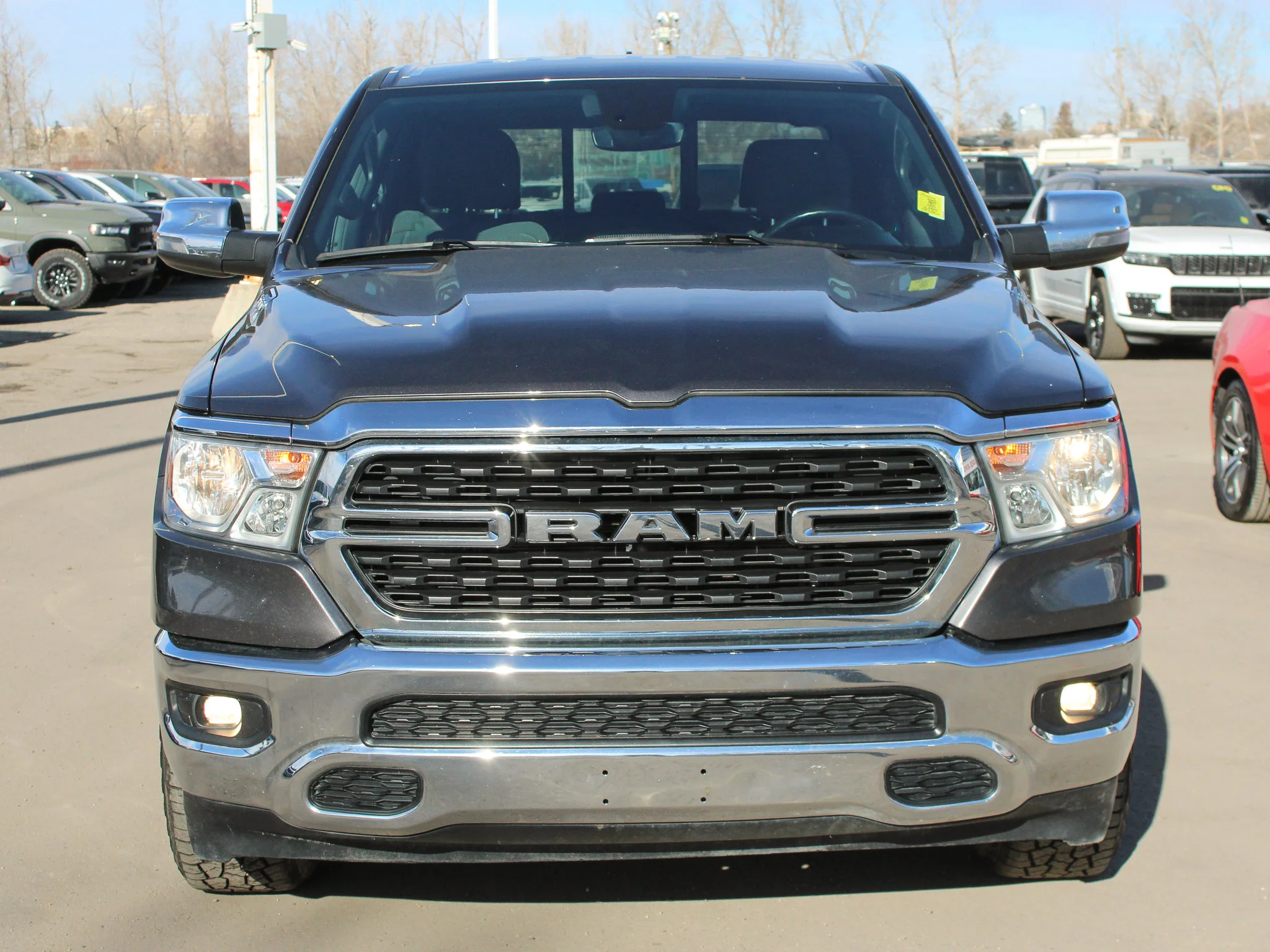 Certified Used 2023 Grey RAM Big Horn * No Accidents | Heated Seats | HEMI V8 | Apple CarPlay | Tonneau Cover image 10