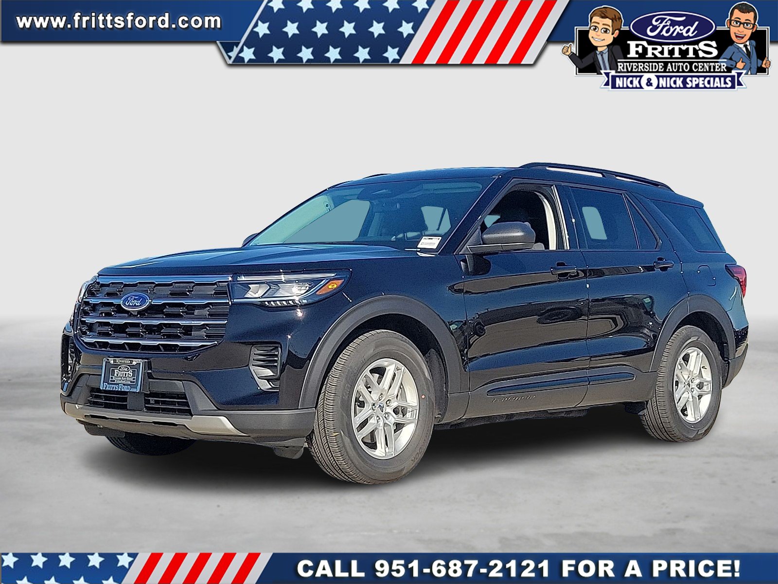 New 2026 Agate Black Metallic Ford Active image 1