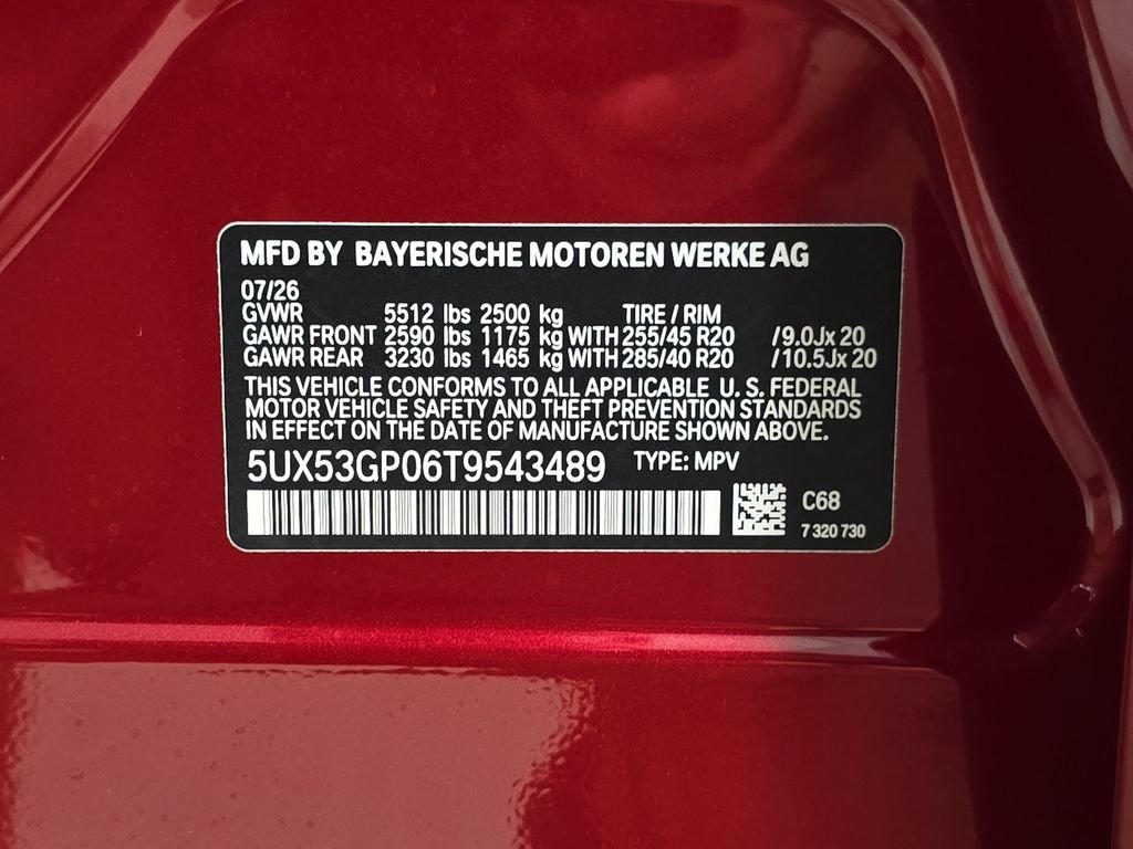 New 2026 Vegas Red Metallic BMW 30 xDrive image 23