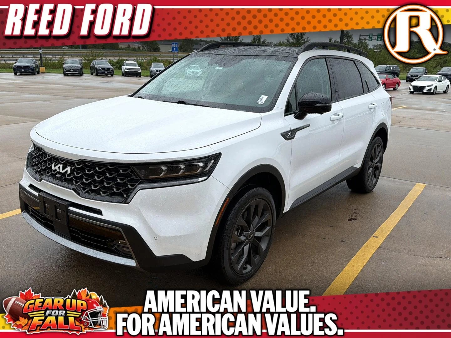 Used 2023 Glacial White Pearl Kia X-Line SX Prestige image 1