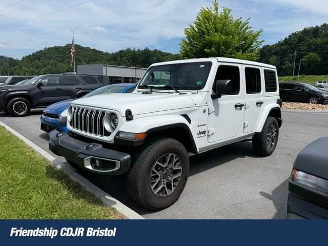 Used 2024 White Jeep Sahara image 1
