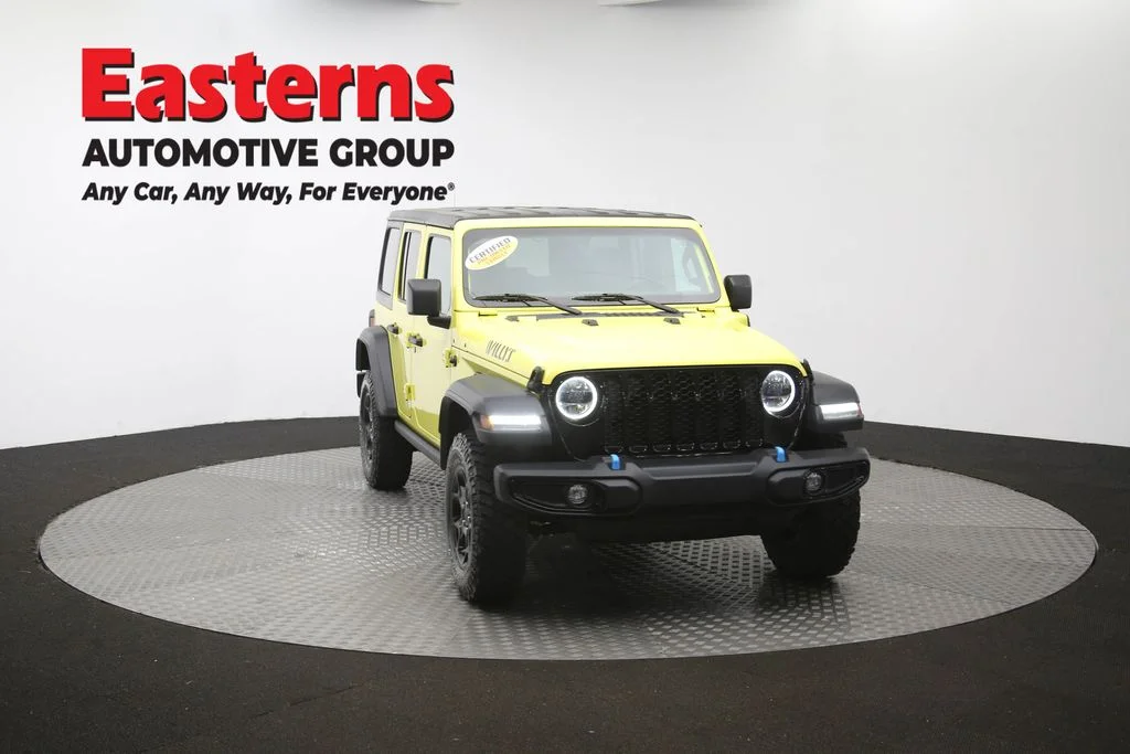 Used 2023 Yellow Jeep Willys 4xe image 51