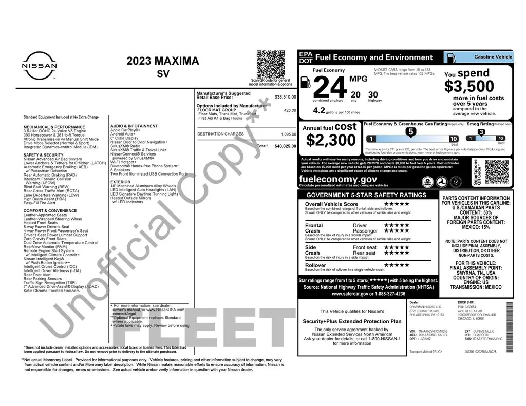 Used 2023 Gray Nissan SV image 17