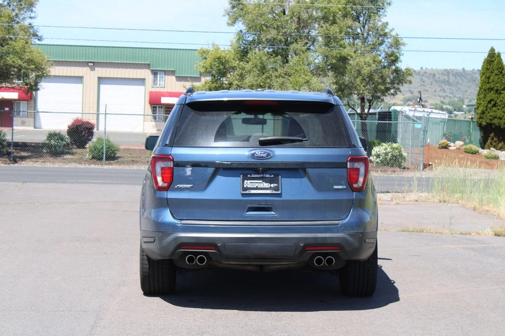 Used 2019 Blue Metallic Ford Sport image 4