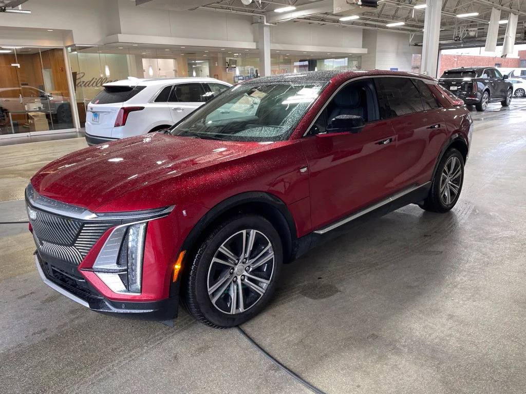 Used 2025 Red Cadillac Luxury image 1