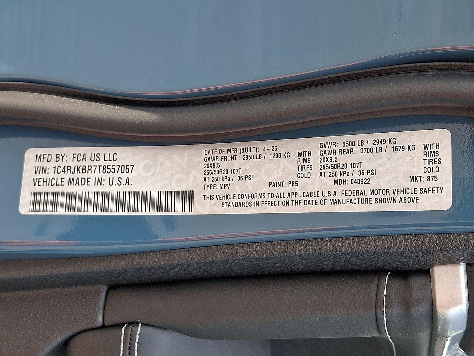 New 2026 Steel Blue Exterior Paint Jeep Limited Reserve image 18