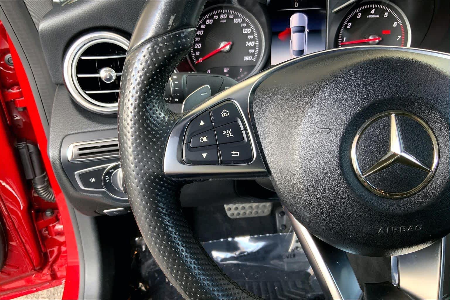 Used 2018 designo Cardinal Red Metallic Mercedes-Benz C 300 image 24