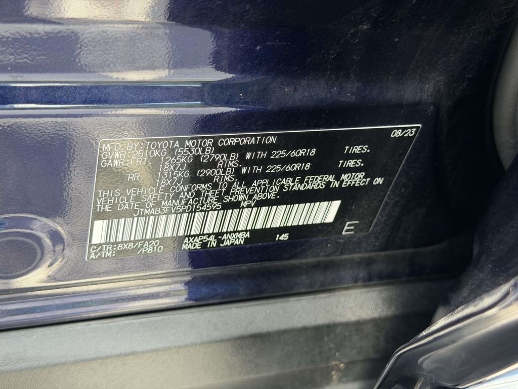 Used 2023 Blue Toyota SE image 26