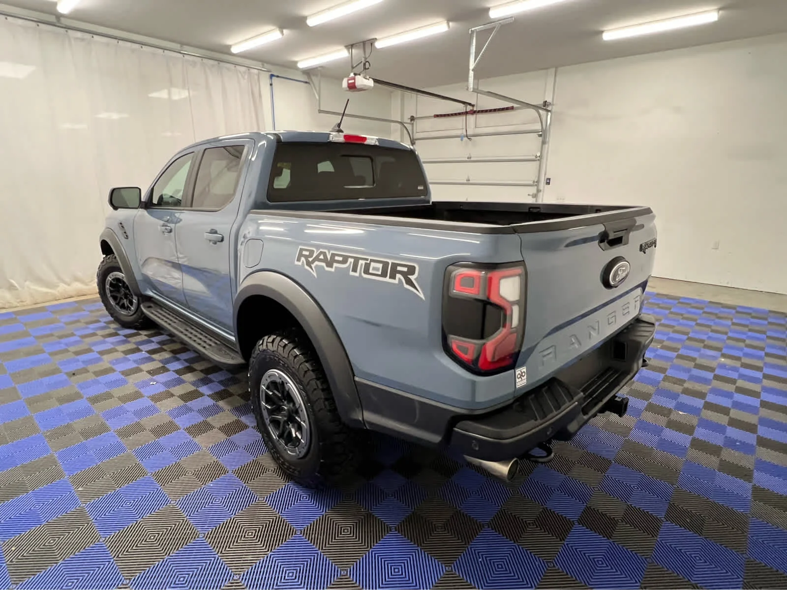 Used 2024 Azure Gray Metallic Tri-Coat Ford Raptor image 10