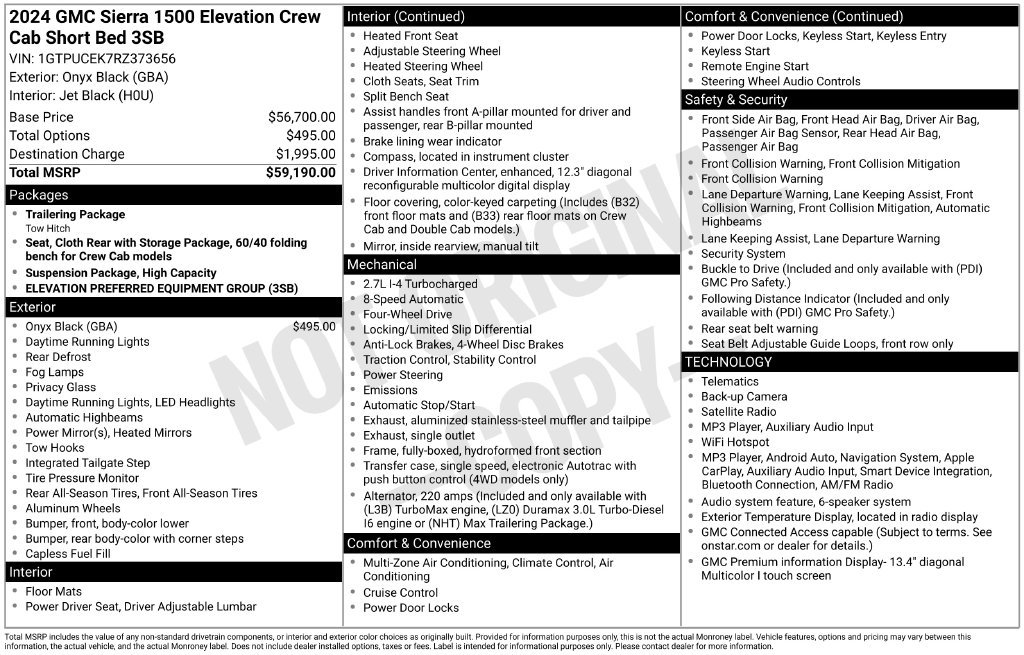 Certified Used 2024 Black GMC Elevation image 27