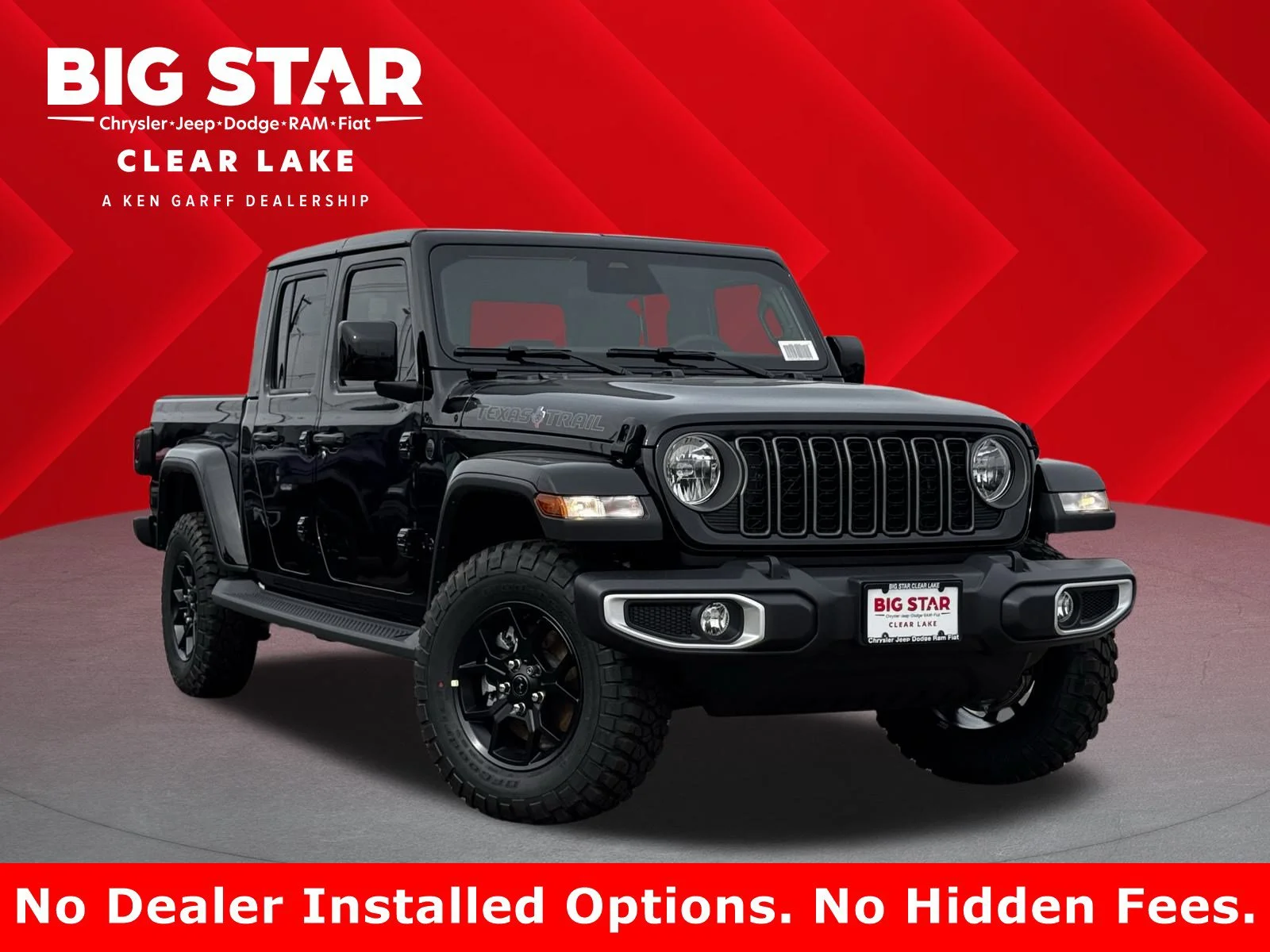 New 2026 Black Clearcoat Jeep Texas Trail image 1