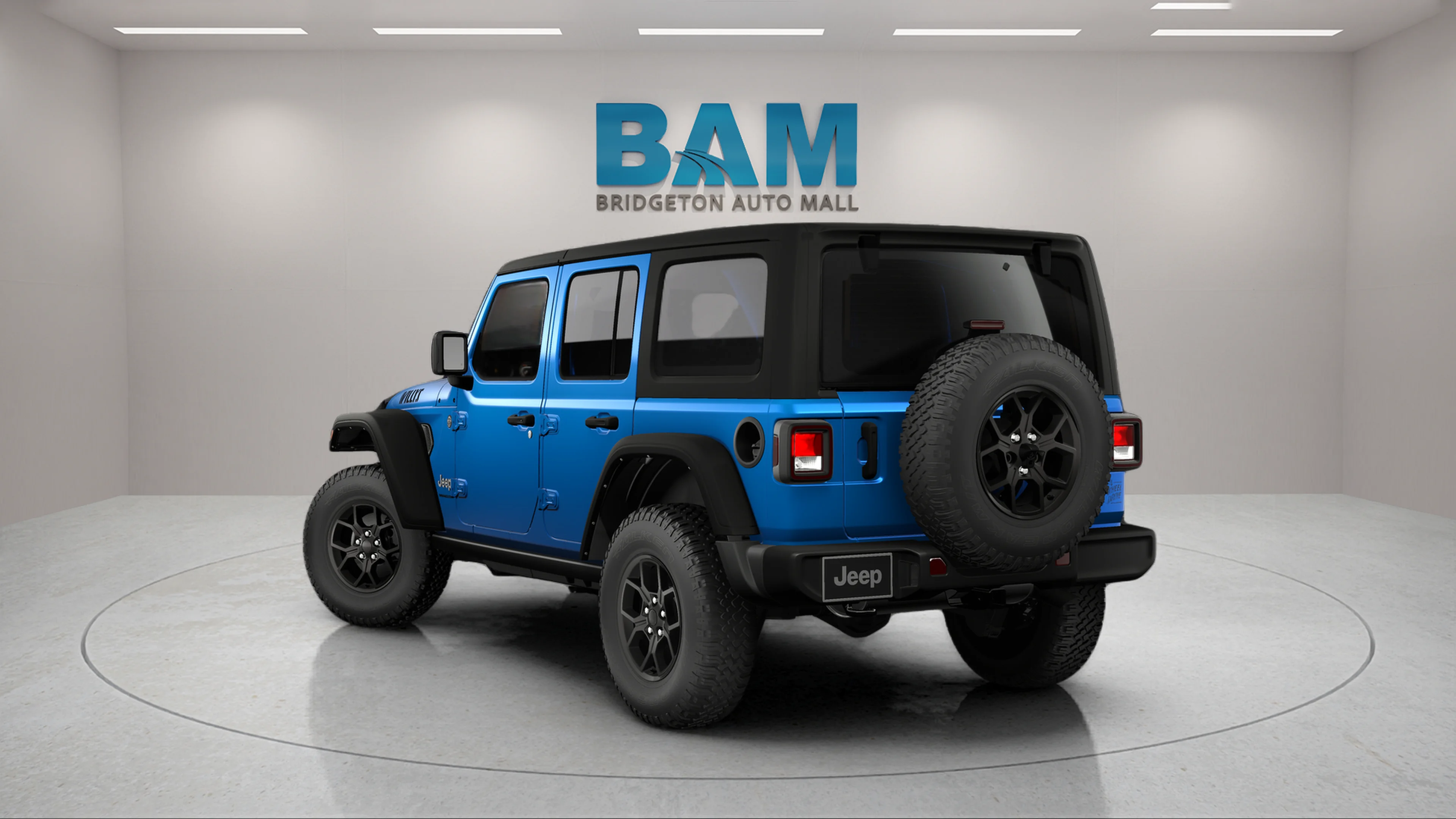 New 2026 Hydro Blue Pearl-Coat Exterior Paint Jeep Willys image 11