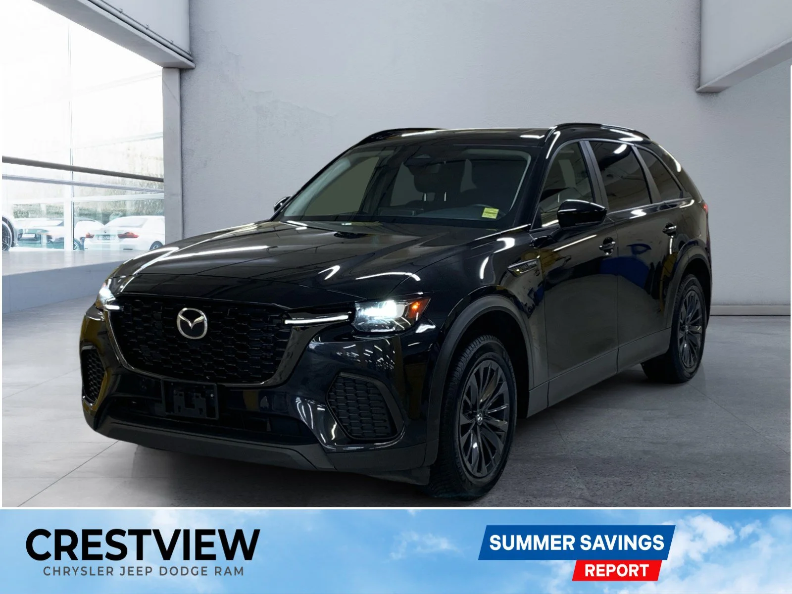 Used 2025 Jet Black Mica Mazda GS-L image 1