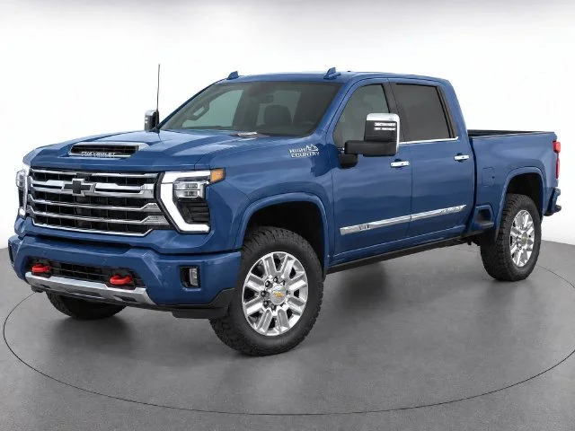 Used 2024 Lakeshore Blue Metallic Chevrolet High Country image 2