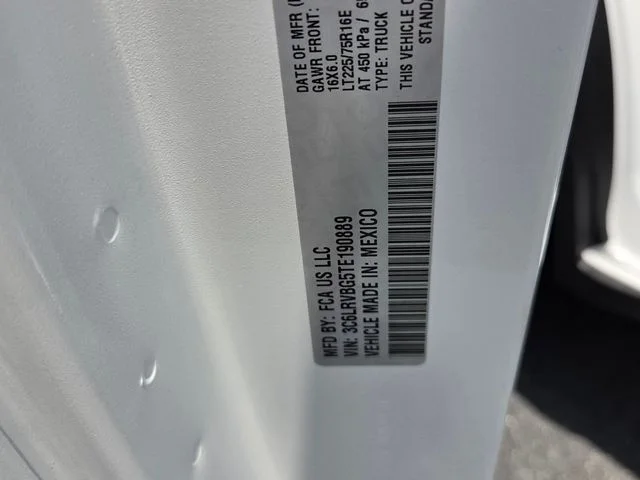New 2026 Bright White Clearcoat RAM Base image 15