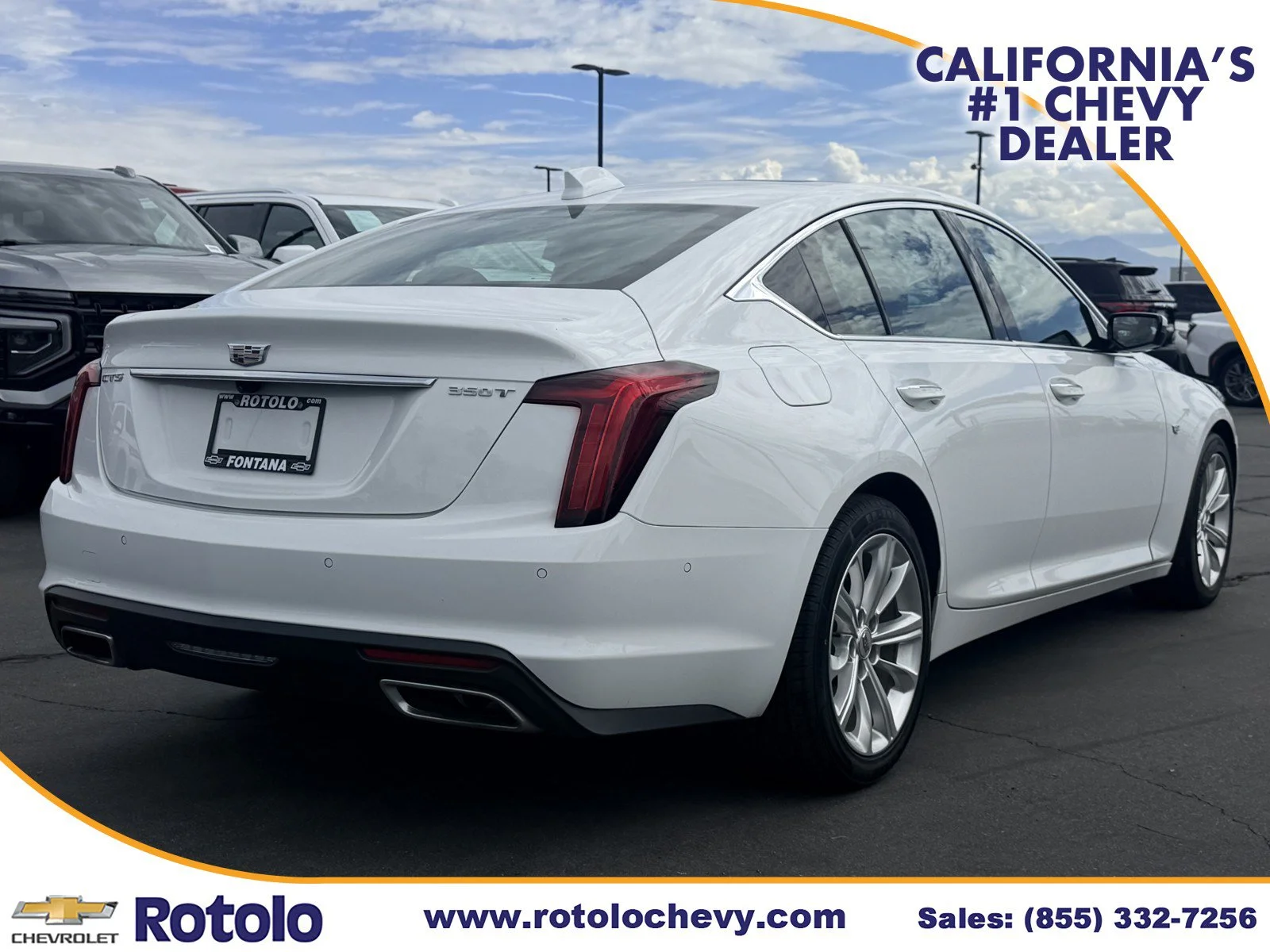 Used 2025 Summit White Cadillac Premium Luxury image 6
