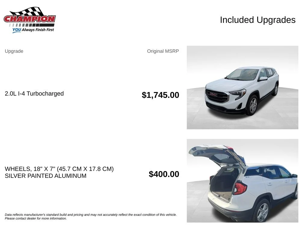 Used 2019 White GMC SLE image 4