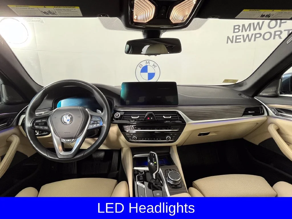 Certified Used 2023 Blue Metallic BMW 540i xDrive image 5