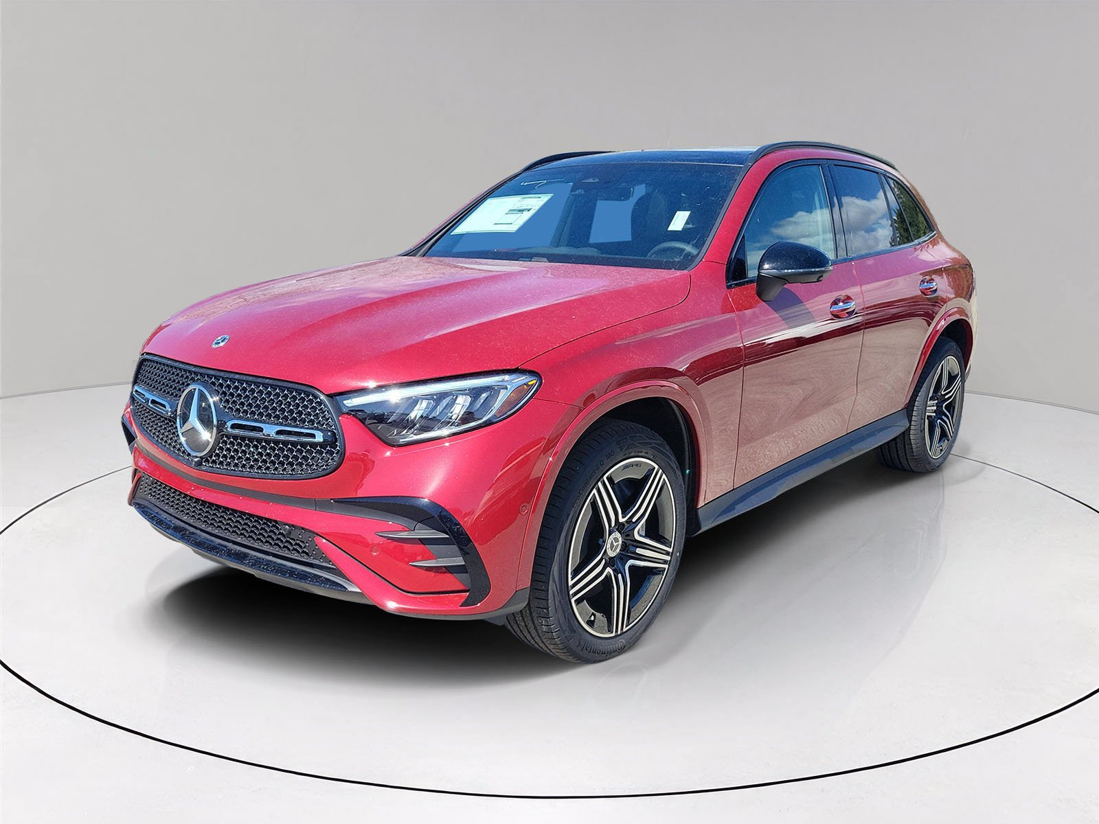 New 2026 MANUFAKTUR Patagonia Red Metallic Mercedes-Benz GLC 300 image 3