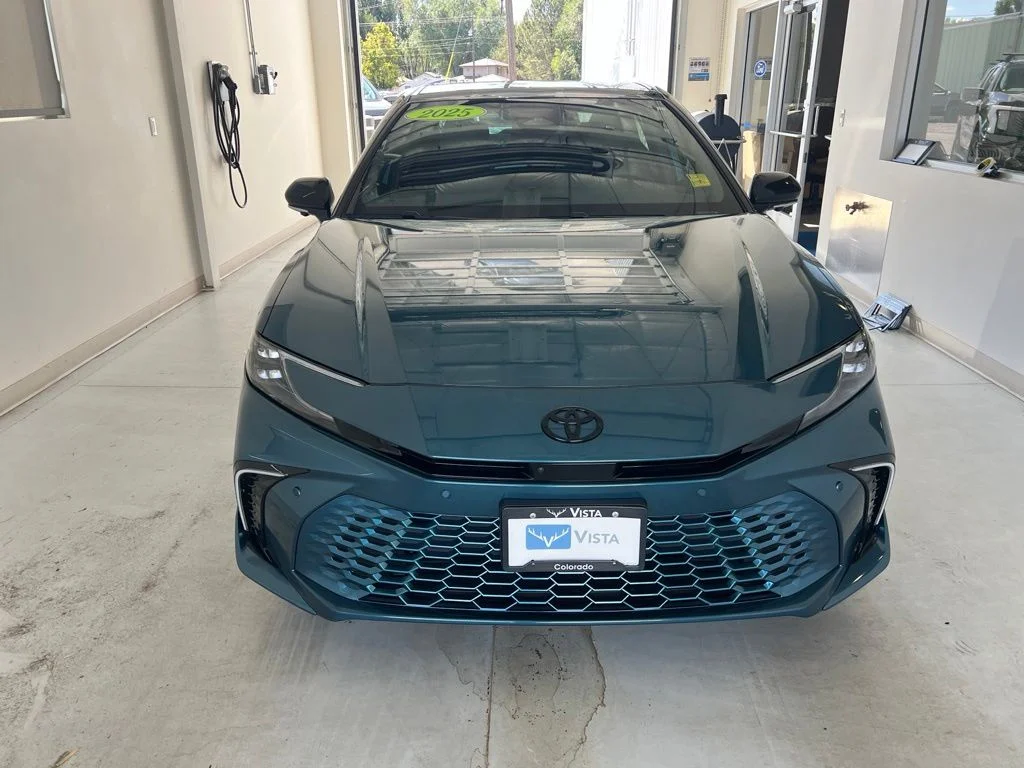 Certified Used 2025 Midnight Black Metallic Toyota XSE image 2