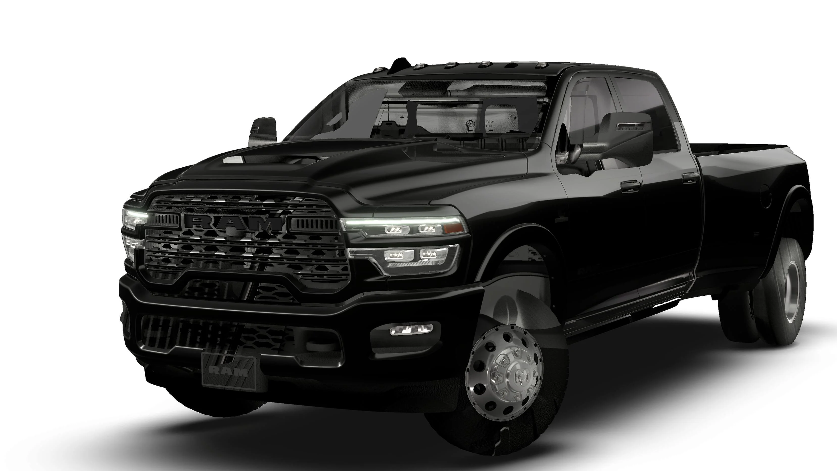 New 2026 Diamond Black Crystal Pearl-Coat Exterior Paint RAM Limited image 1