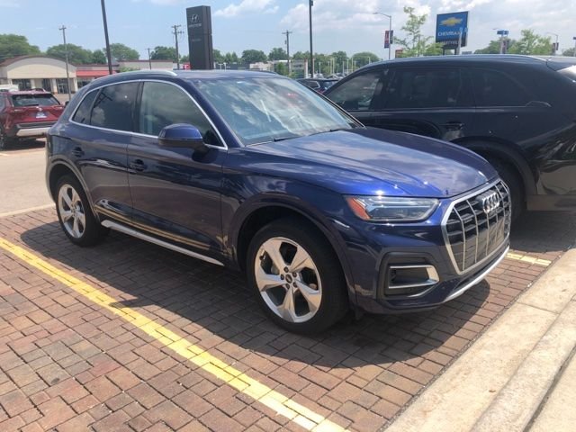 Used 2021 Blue Audi 45 Premium Plus image 3