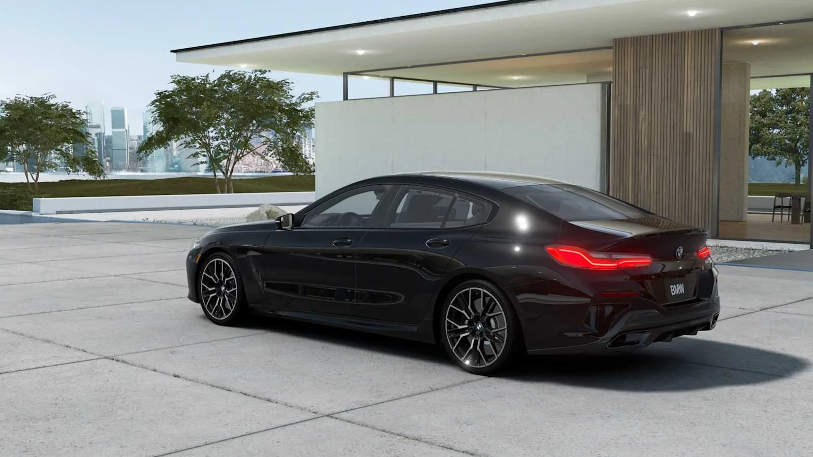 New 2026 Black Sapphire Metallic BMW 840i image 2