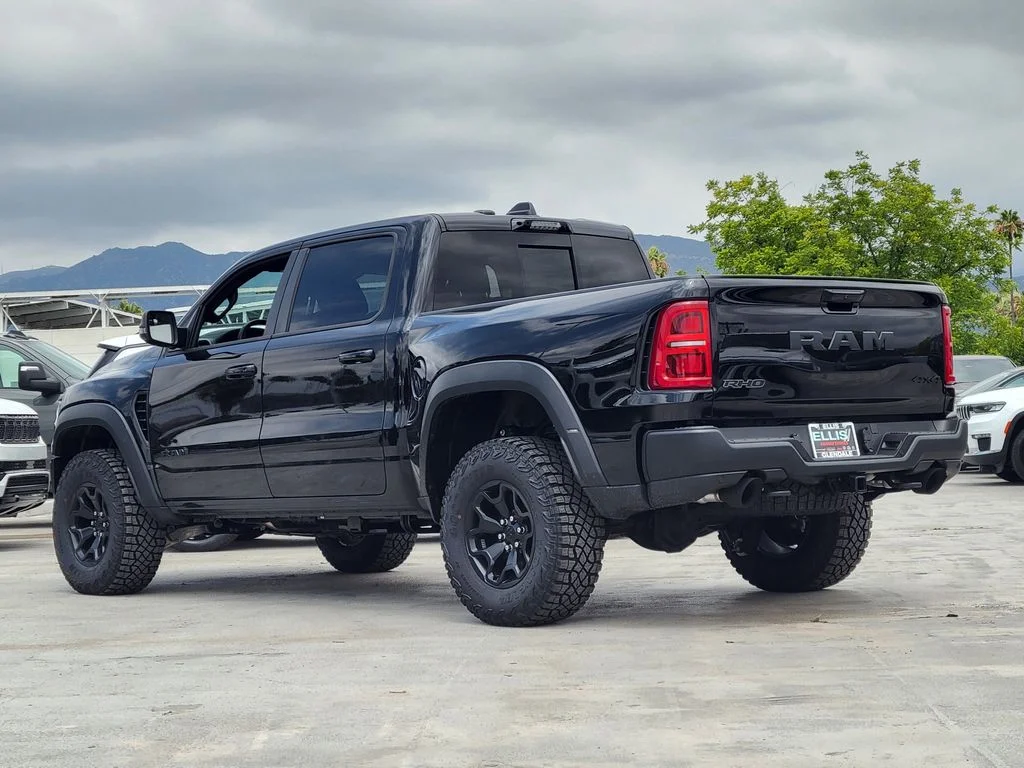 New 2026 Diamond Black Crystal Pearl-Coat Exterior Paint RAM RHO image 2