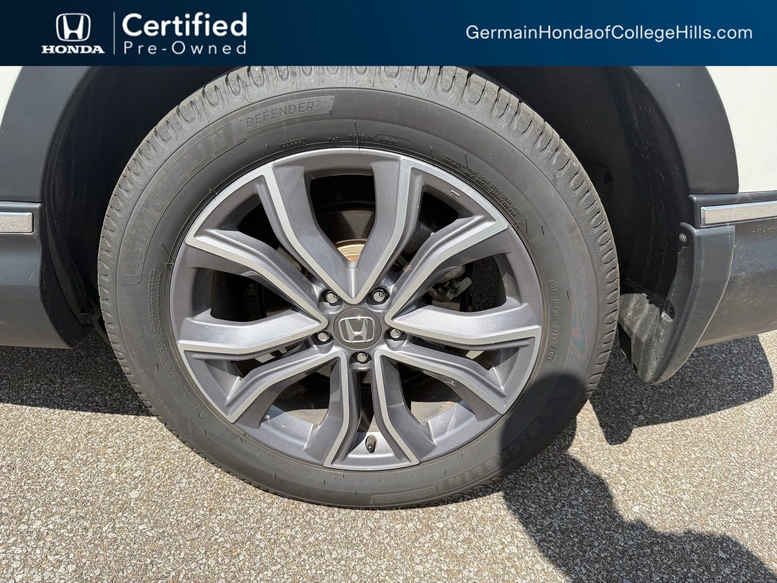 Certified Used 2021 Platinum White Pearl Honda AWD TOURING image 11
