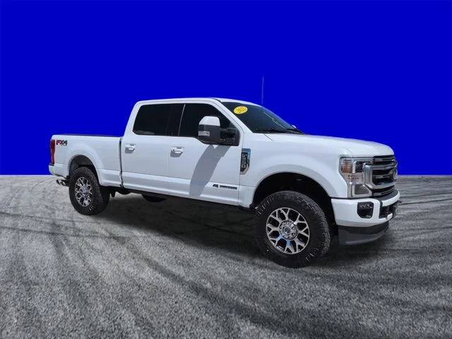 Used 2022 Oxford White Ford Lariat image 2