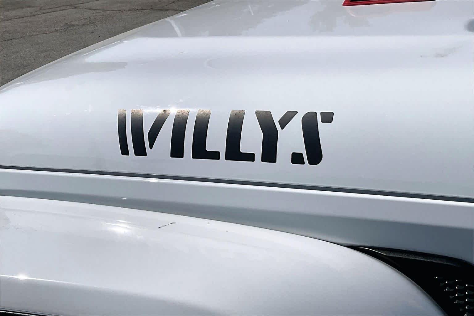 Used 2022 Bright White Clearcoat Jeep Willys image 10