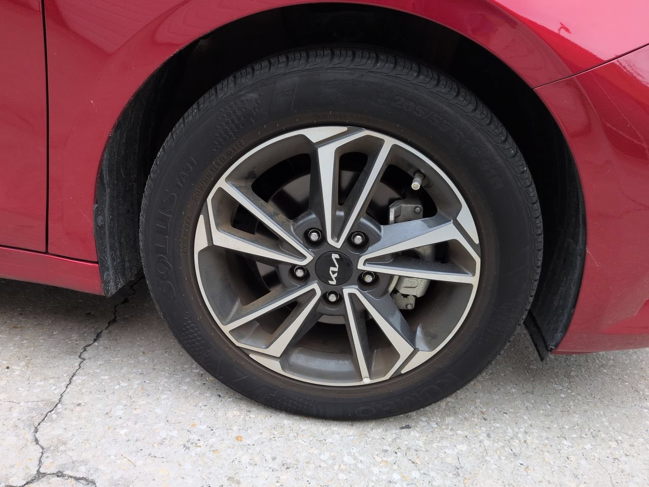 Certified Used 2023 Currant Red Kia LXS image 11