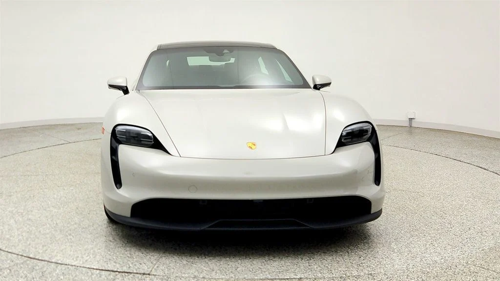 Used 2024 Chalk Porsche RWD w/ Premium Pkg, Performance Battery Plus & Side Skirts image 2