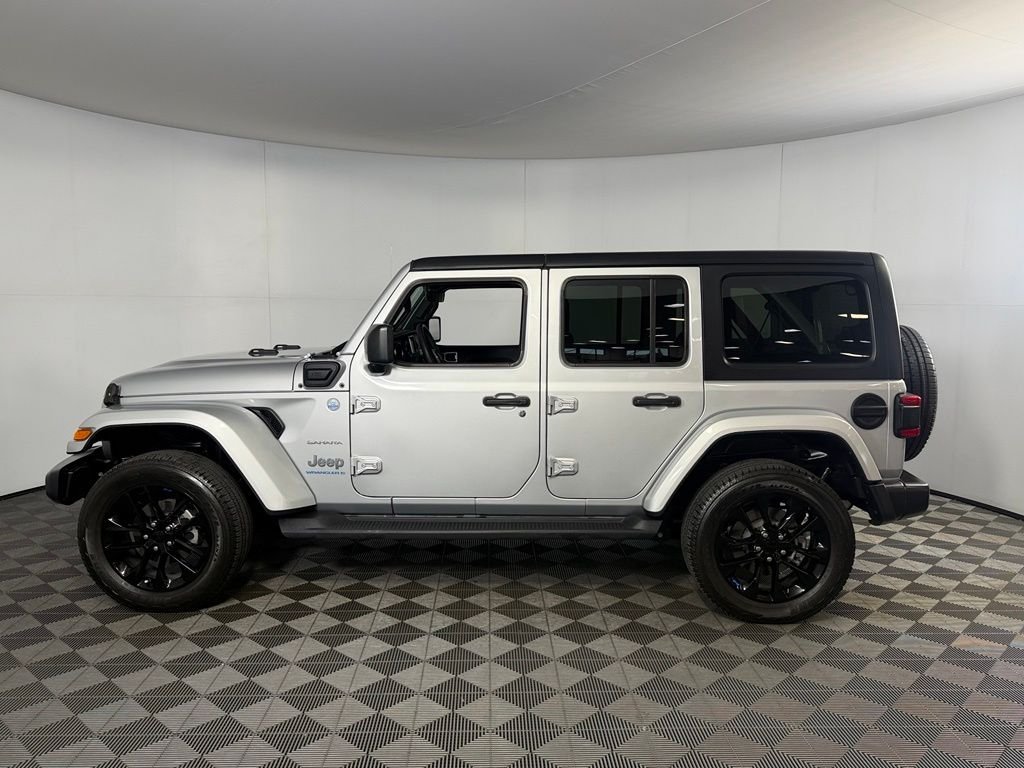 Certified Used 2023 Silver Jeep Sahara 4xe image 9