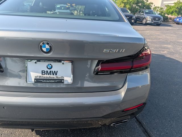 Certified Used 2023 Skyscraper Grey Metallic BMW 530i image 5
