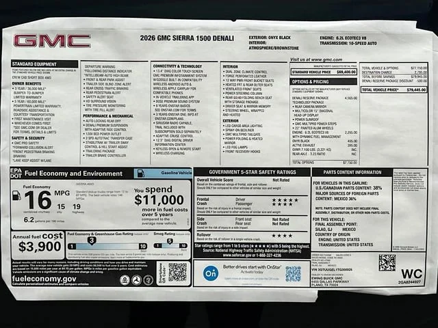 Used 2026 Onyx Black GMC Denali image 21