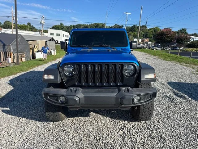 Used 2022 Blue Jeep Unlimited Willys image 2