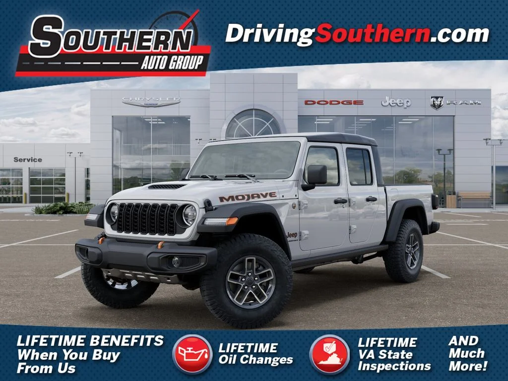 New 2026 Bright White Clear-Coat Exterior Paint Jeep Mojave image 1